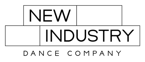New Industry Dance Company logo in black and white